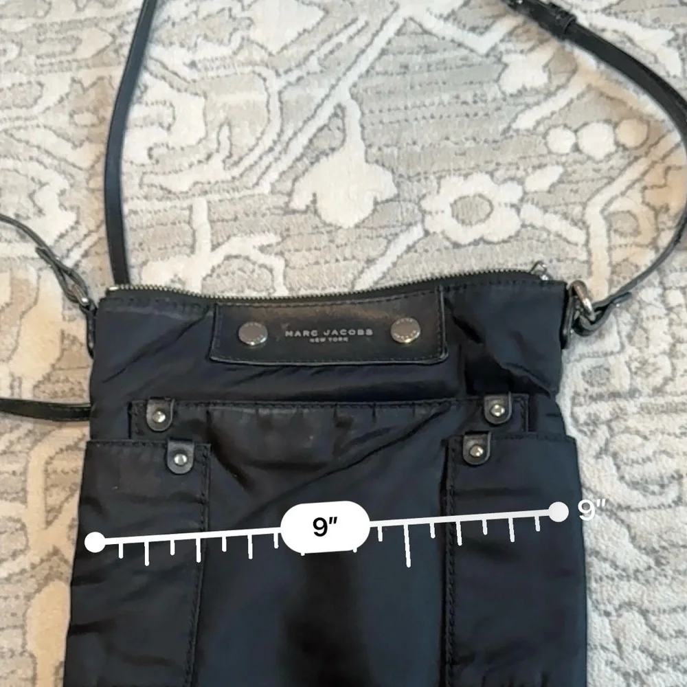 Marc By Marc Jacobs Black Nylon Crossbody purse
